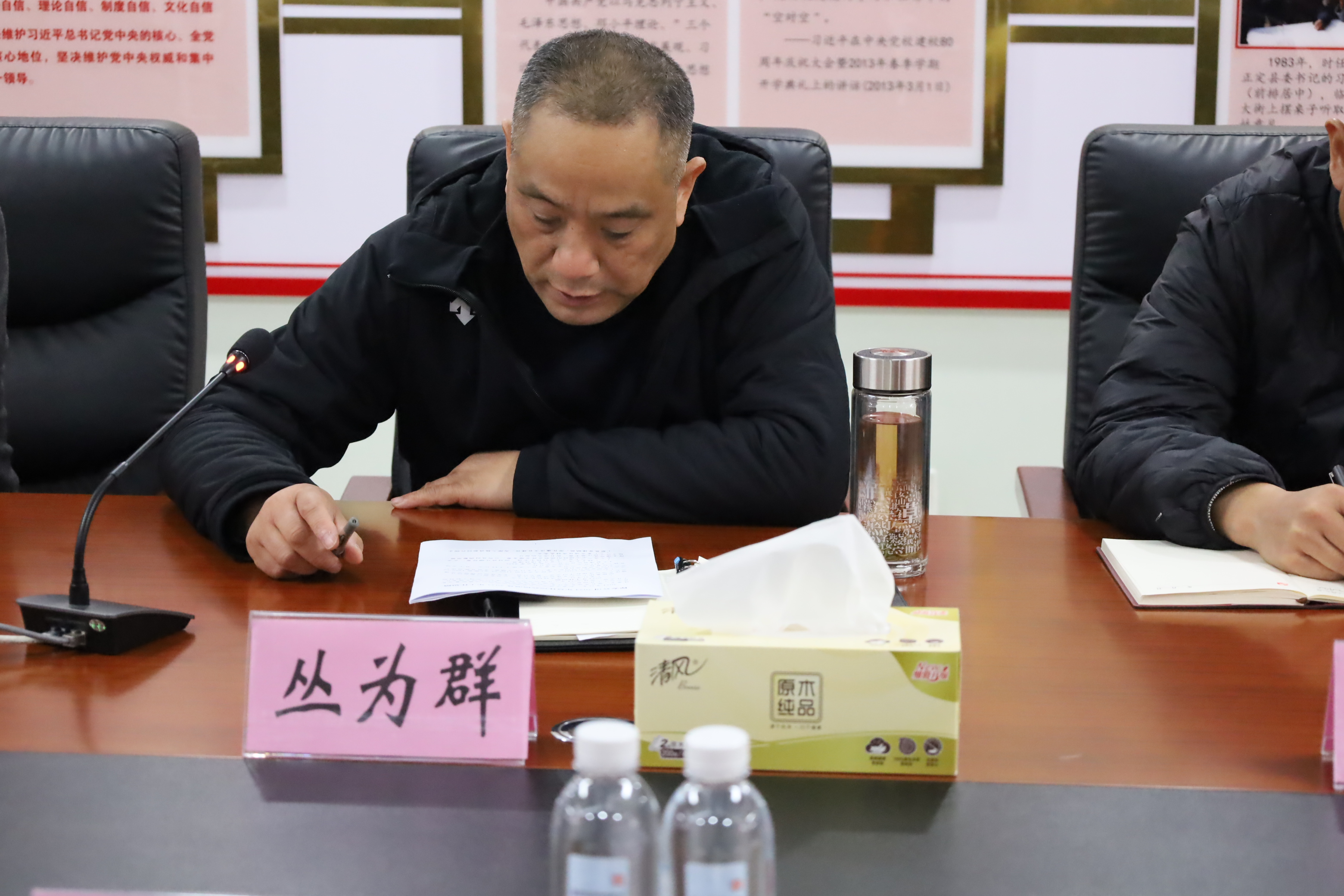 集團領(lǐng)導(dǎo)深入保安公司開展調(diào)研工作